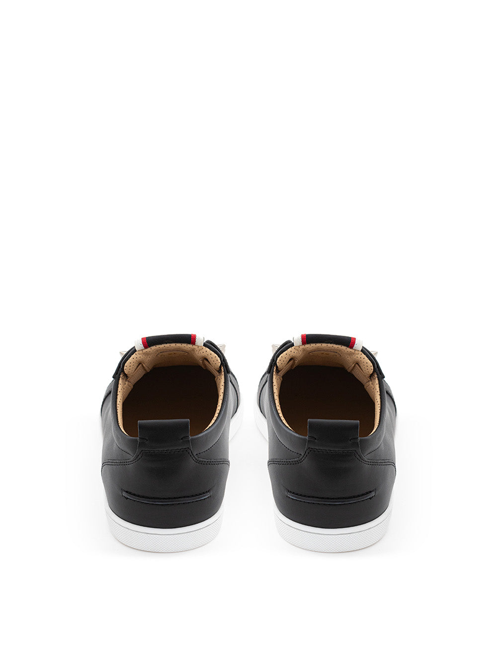 Christian Louboutin Sleek Black Leather Sneakers
