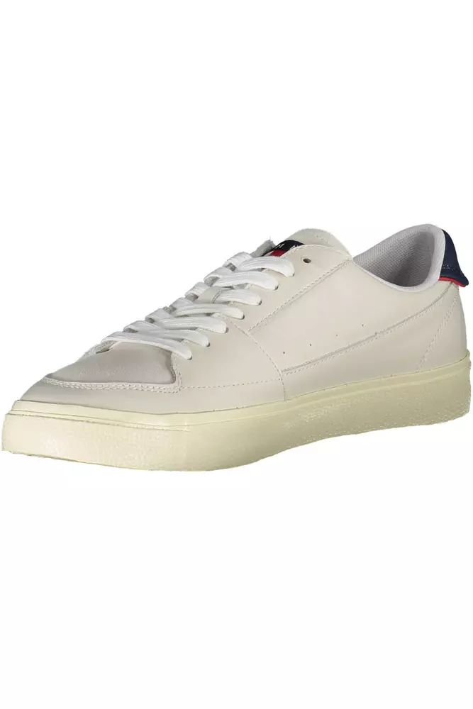 Tommy Hilfiger Eco-Conscious White Sneakers with Logo Detail