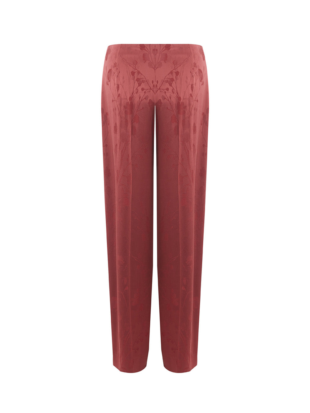 Lardini Elegant Bordeaux Palazzo Trousers