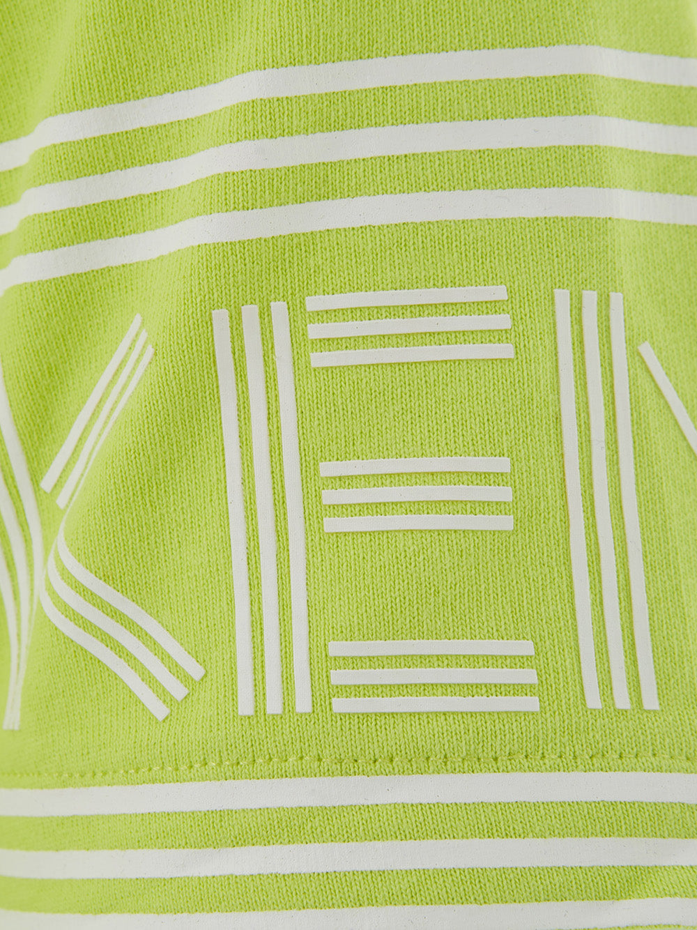 Kenzo Sunny Yellow Logo Sleeve Cotton Tee