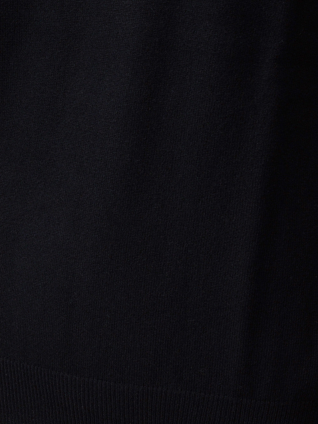 KANGRA Chic Black Wool Blend Round Neck Sweater