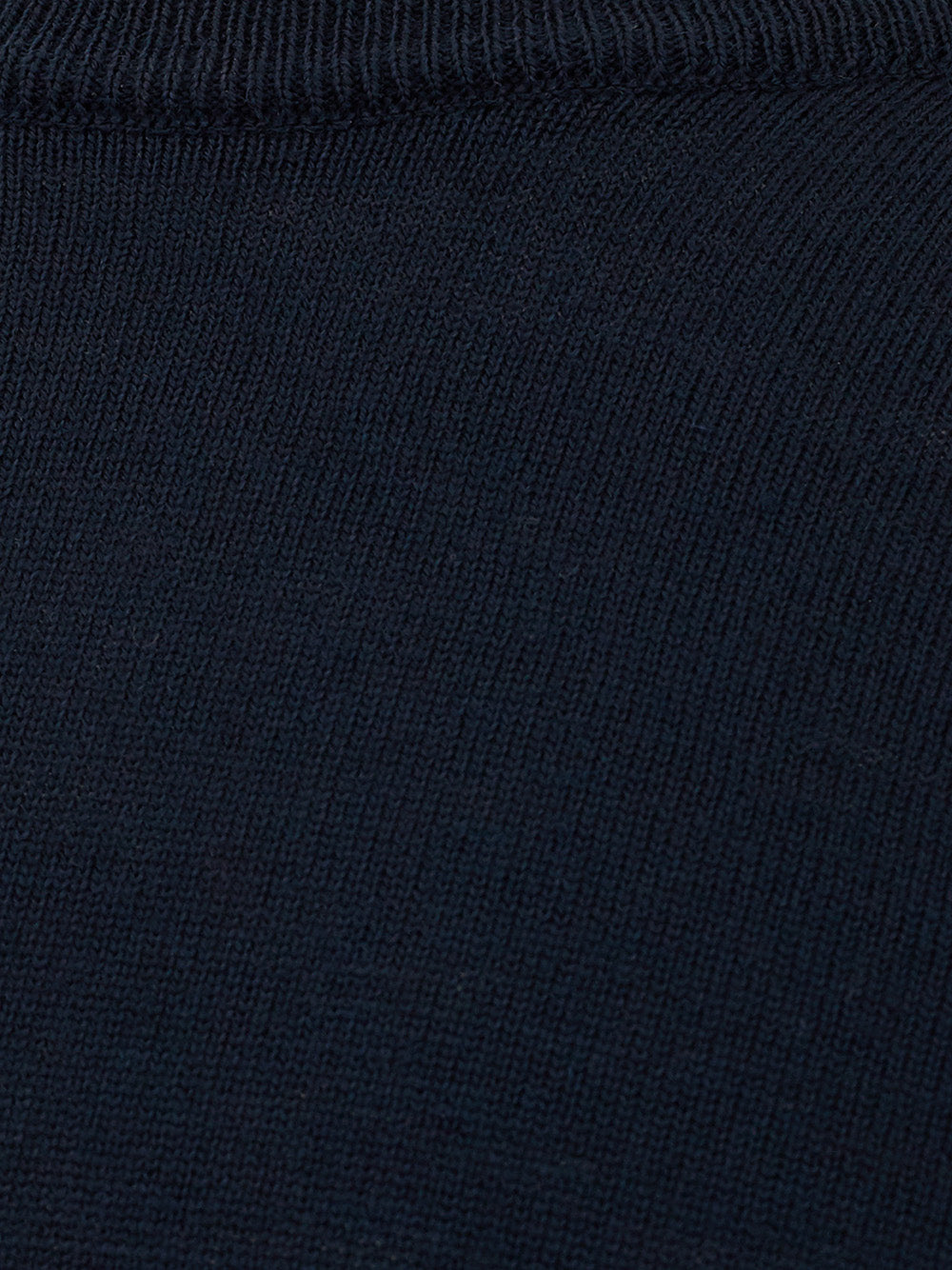 FERRANTE Elegant Blu Wool Round Neck Jumper - Regular Fit