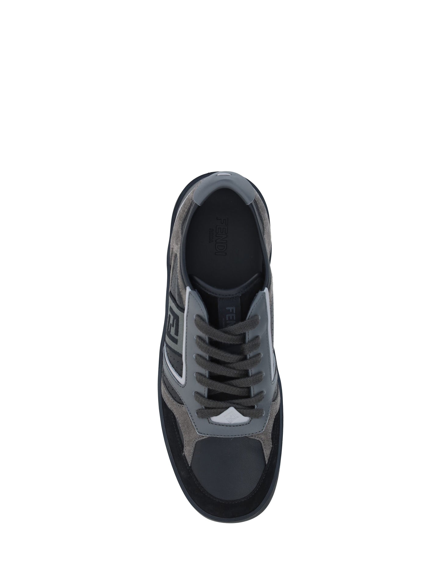Fendi Elevate Your Steps with Sleek Monochrome Sneakers