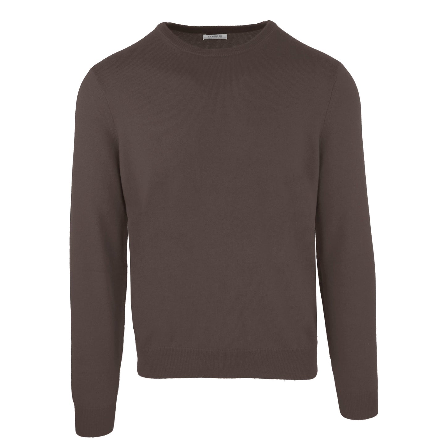 Malo Elegant Brown Cashmere-Wool Blend Sweater