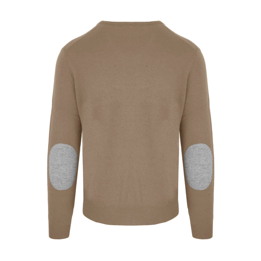 Malo Italian Wool-Cashmere Blend Roundneck Sweater
