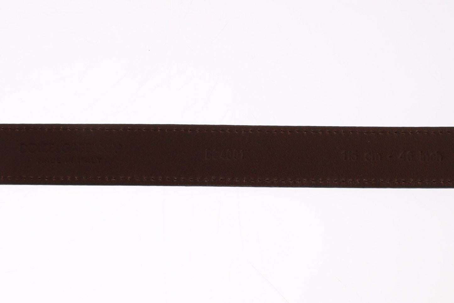 Dolce & Gabbana Elegant Baroque Silk Tie & Leather Belt Set