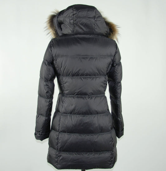Emilio Romanelli Chic Black Duck Down Winter Coat