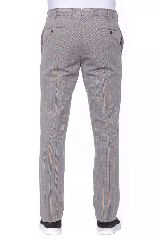 PT Torino Elegant Prince of Wales Check Trousers