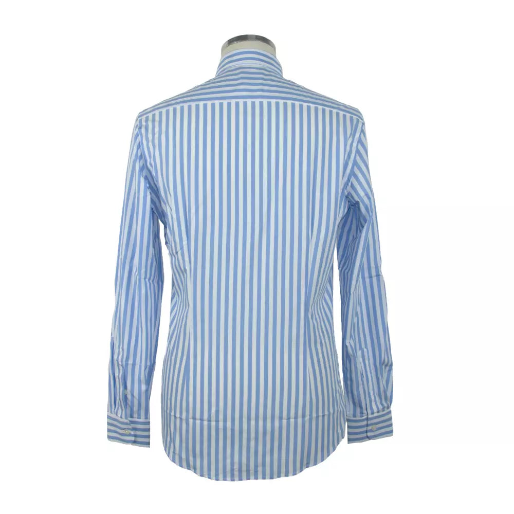 Made in Italy Elegant Light Blue Long Sleeve Shirt