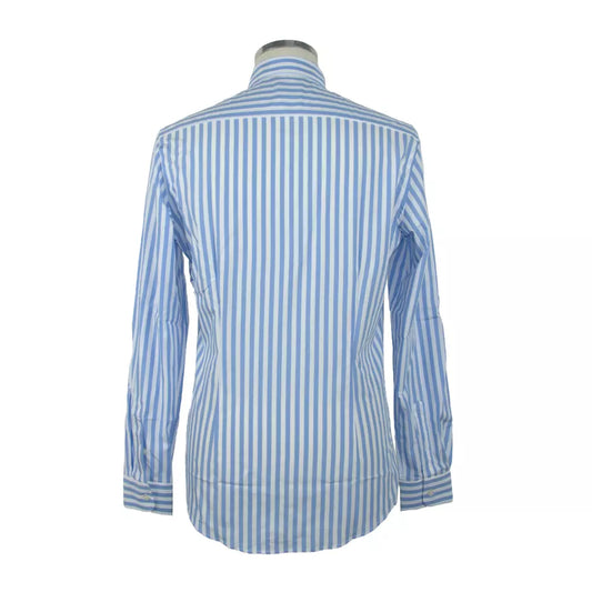 Made in Italy Elegant Light Blue Long Sleeve Shirt