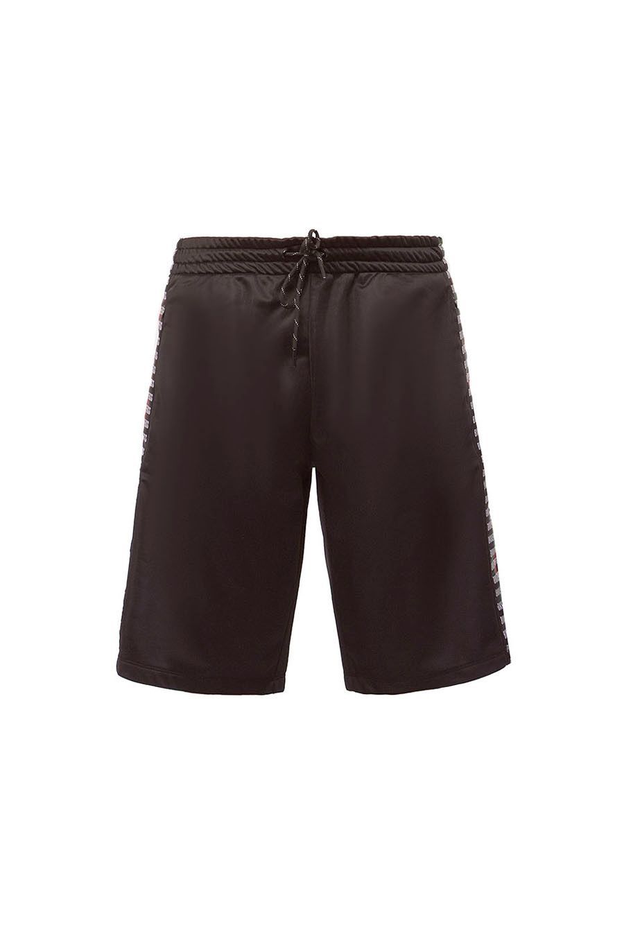 Bikkembergs Sleek Anniversary Striped Bermuda Shorts