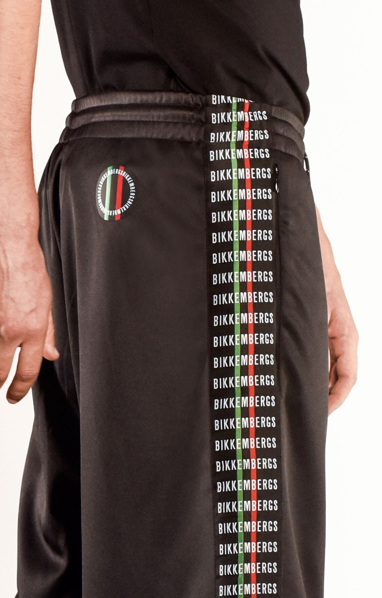 Bikkembergs Sleek Anniversary Striped Bermuda Shorts