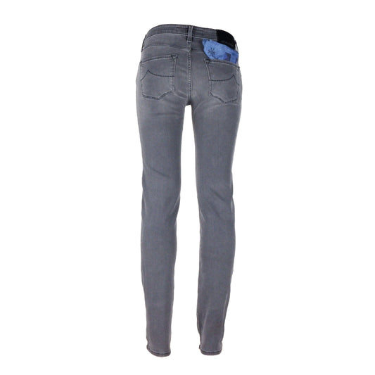 Jacob Cohen Elegant Gray Handcrafted Women's Jeans