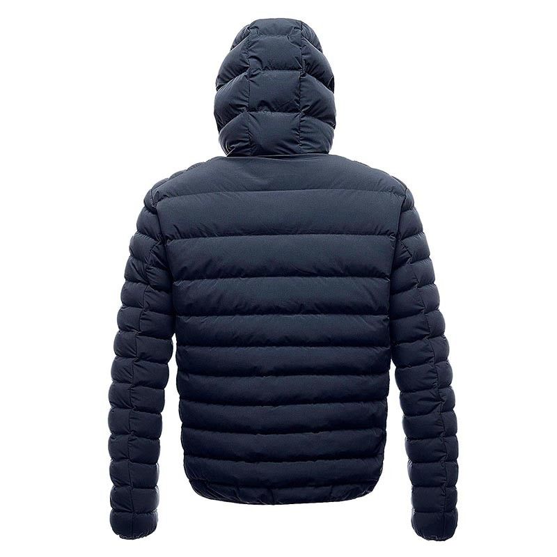 Centogrammi Blue Ultra Light Down Jacket with Cover Mask