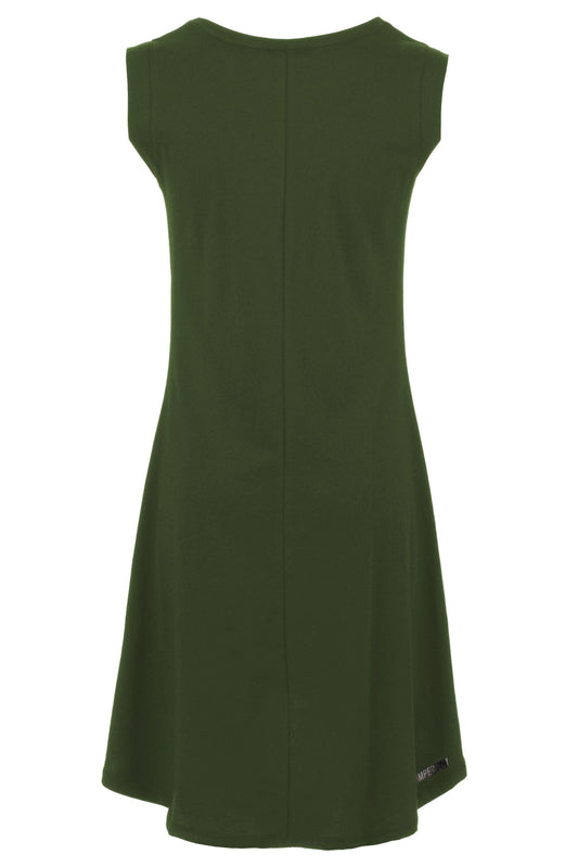Imperfect Embellished Army Green Maxi Dress - Dazzle with Comfort