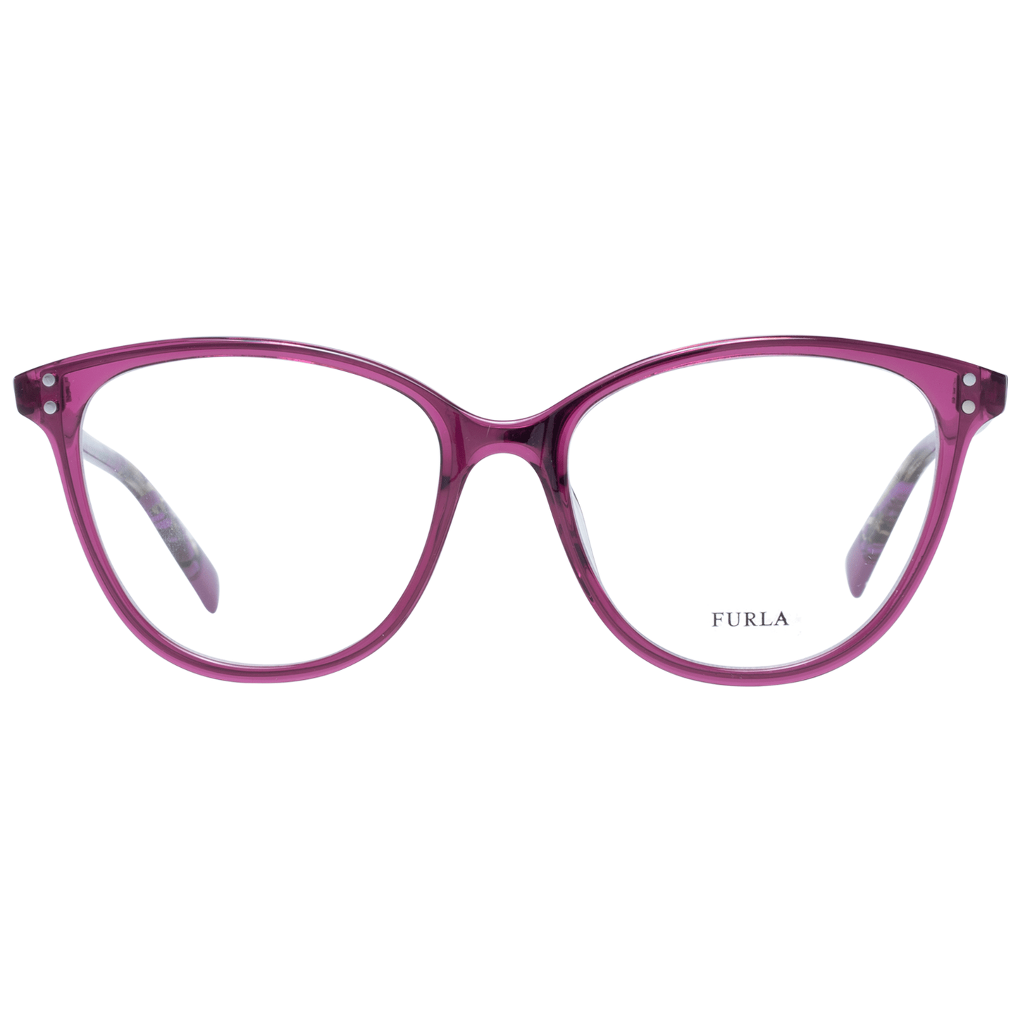 Furla Elegant Cat Eye Purple Eyeglasses for Women