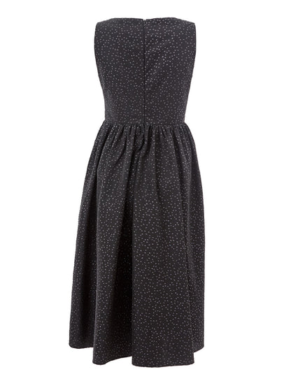 Lardini Exquisite Black Embellished Long Dress