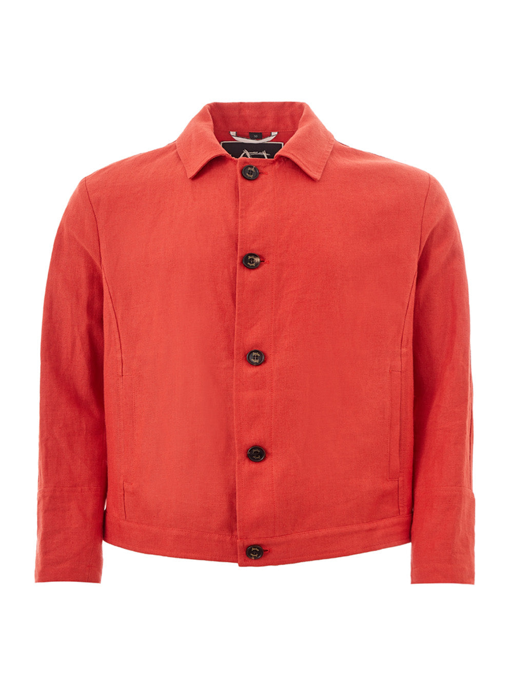 Sealup Elegant Orange Cropped Jacket - Fresh and Stylish