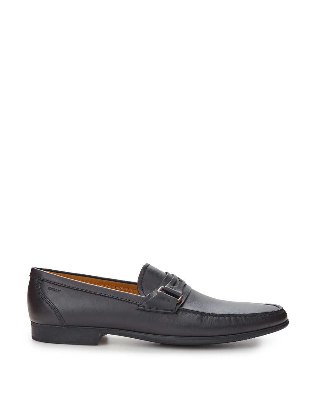 Bally Elegant Black Leather Loafers for Men