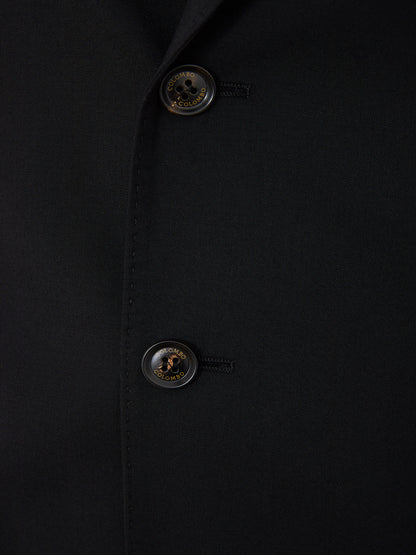 Colombo Elegant Black Cashmere Jacket