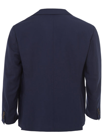 Colombo Elegant Blue Cashmere Men's Jacket