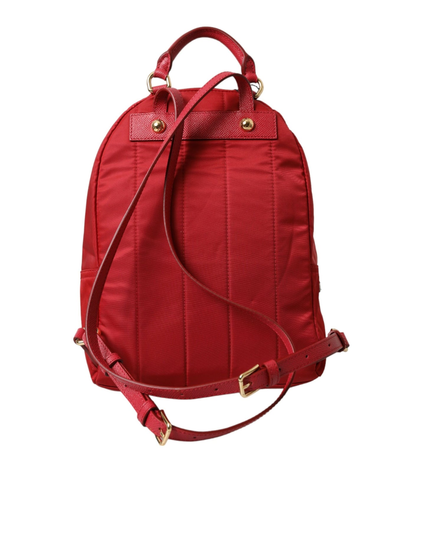 Dolce & Gabbana Red #DGFAMILY Embellished Backpack VULCANO Bag