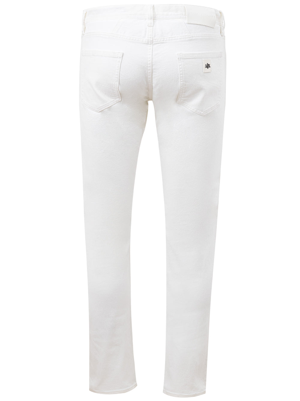 Armani Exchange Chic White Regular Fit Jeans Trousers