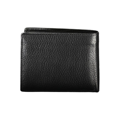 Aeronautica Militare Sleek Dual-Compartment Leather Wallet