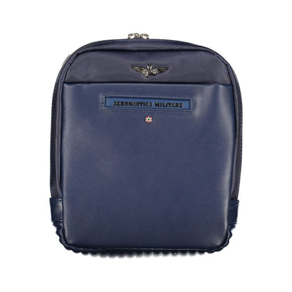 Aeronautica Militare Sleek Sky Blue Shoulder Bag for Men