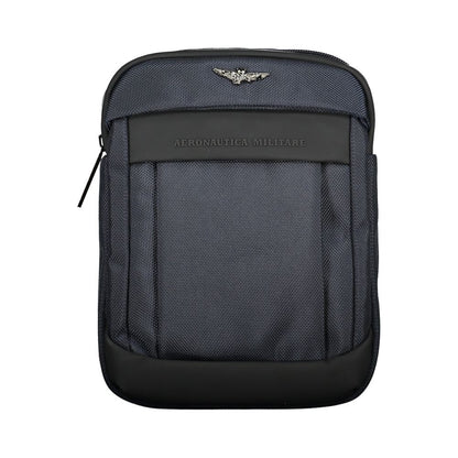 Aeronautica Militare Chic Military-Inspired Blue Shoulder Bag