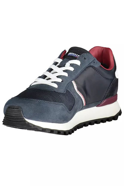 Blauer Sleek Blue Sports Sneakers with Logo Detail