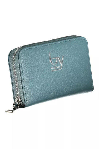 BYBLOS Chic Blue Polyethylene Wallet with Coin Purse