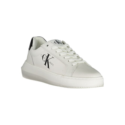 Calvin Klein Eco-Chic White Sneakers with Contrast Details