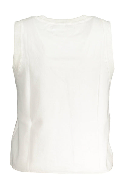 Calvin Klein Sleek Cotton-Polyamide White Tank Top