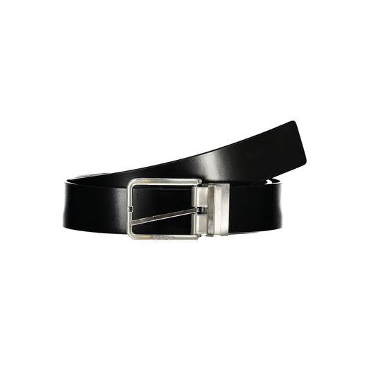 Calvin Klein Sleek Reversible Leather Belt - Black/Brown