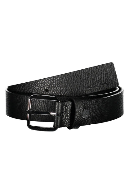 Calvin Klein Elegant Leather Belt with Metal Buckle