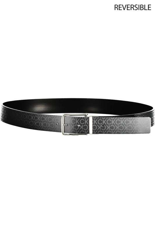 Calvin Klein Elegant Reversible Black Belt with Logo Detail