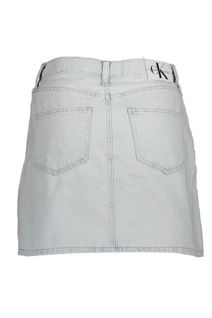 Calvin Klein Chic Light Blue Denim Mini Skirt