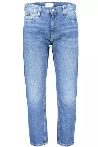 Calvin Klein Eco-Conscious Dad Jeans in Washed Blue