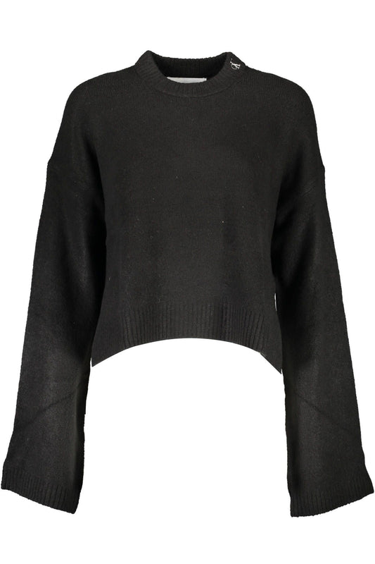 Calvin Klein Chic Black Embroidered Sweater