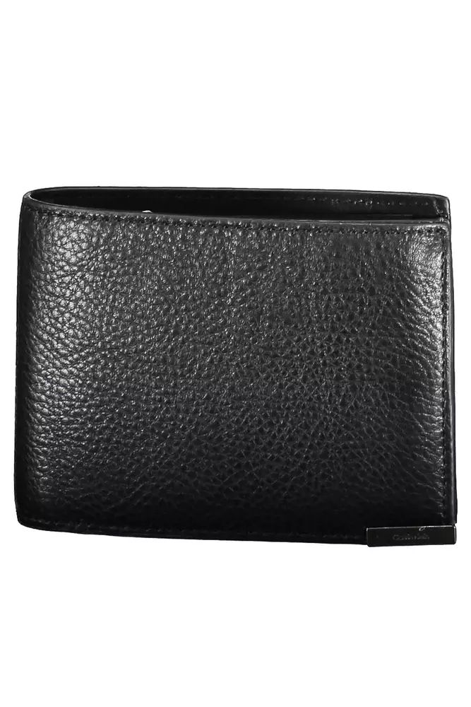 Calvin Klein Sleek Black Leather RFID Wallet