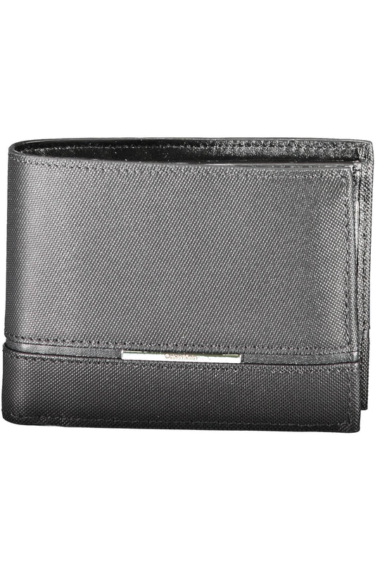 Calvin Klein Sleek Black Leather Wallet with RFID Block