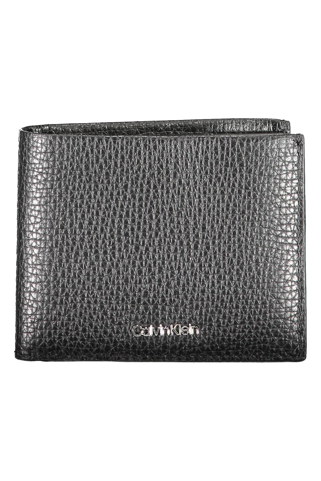 Calvin Klein Sleek Black Leather RFID Wallet