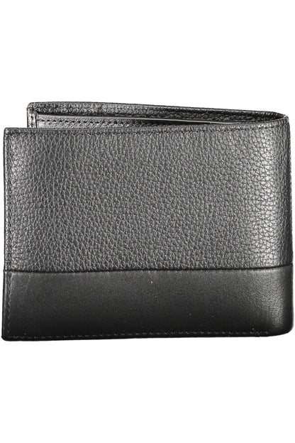 Calvin Klein Sleek Black Leather Wallet with RFID Block