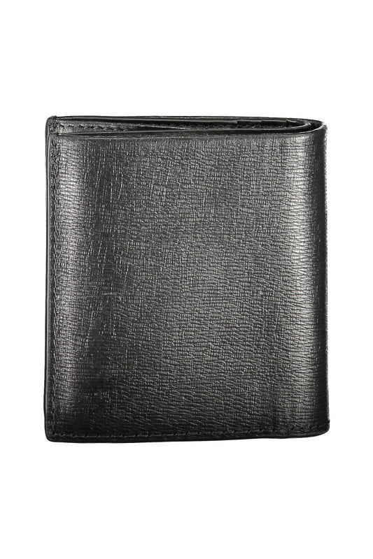 Calvin Klein Sleek Black Leather Wallet with RFID Blocker