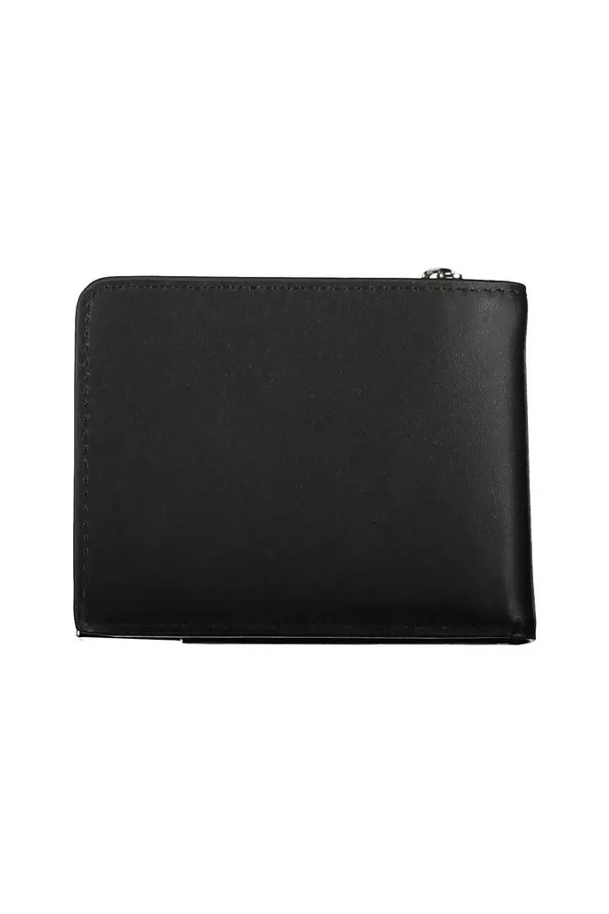 Calvin Klein Sleek Black RFID-Secure Wallet with Coin Purse