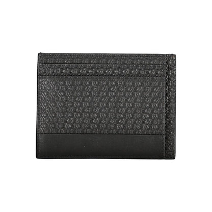 Calvin Klein Elegant Leather Card Holder with Contrasting Details