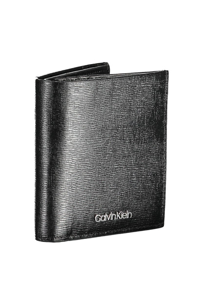 Calvin Klein Sleek Black Leather Wallet with RFID Block