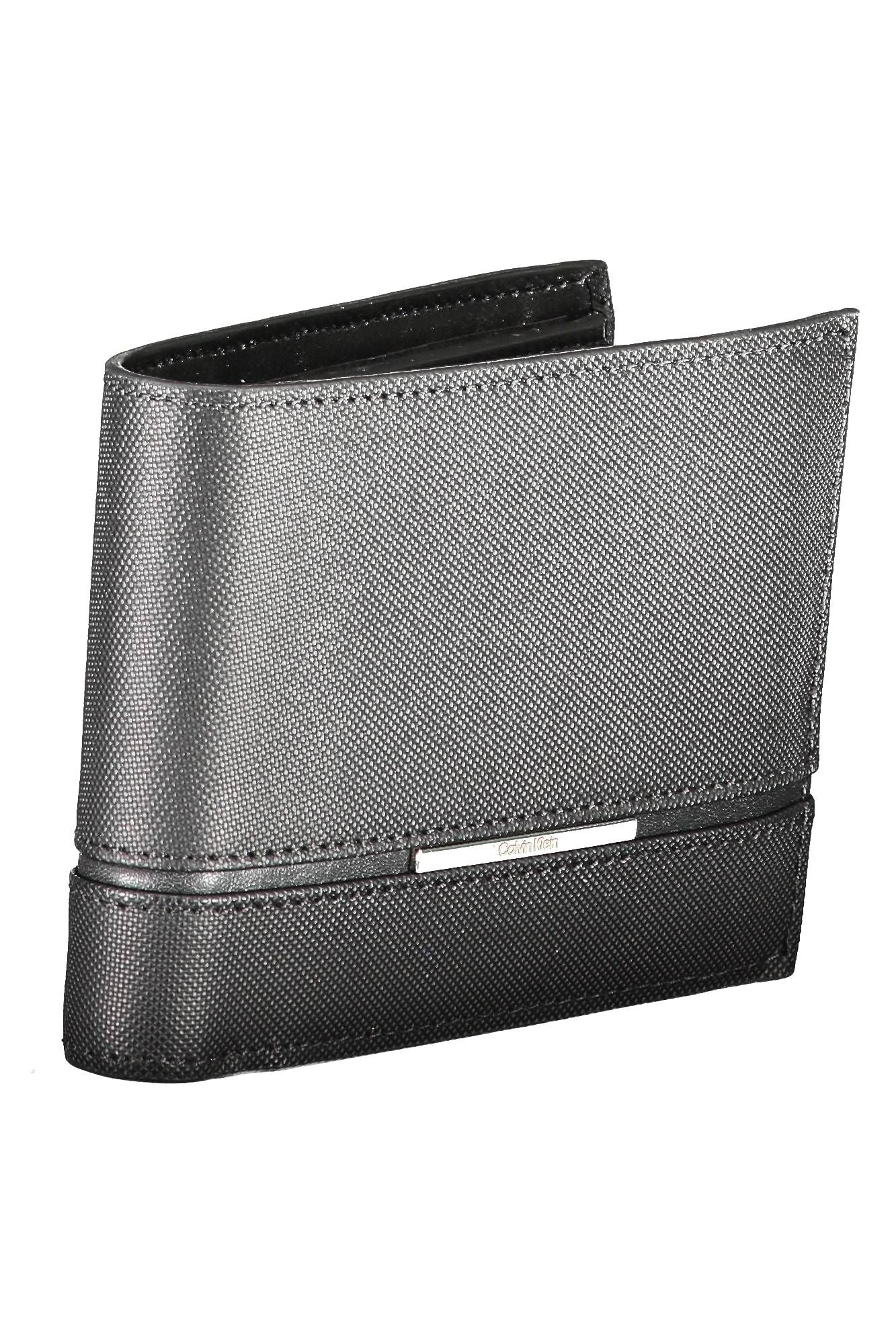 Calvin Klein Sleek Black Leather Wallet with RFID Block