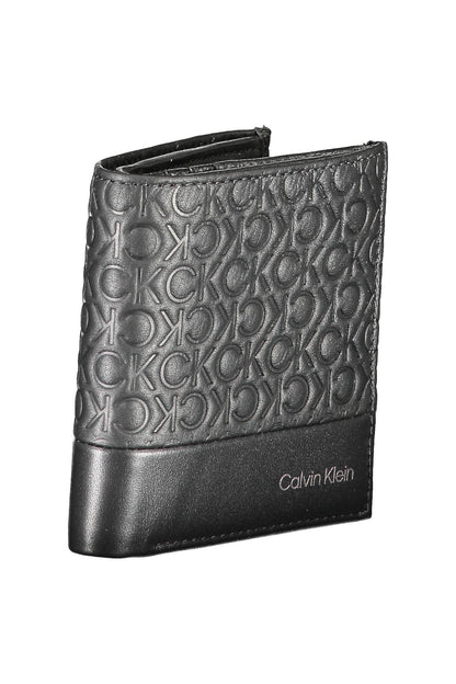 Calvin Klein Elegant Black Leather Bifold Wallet